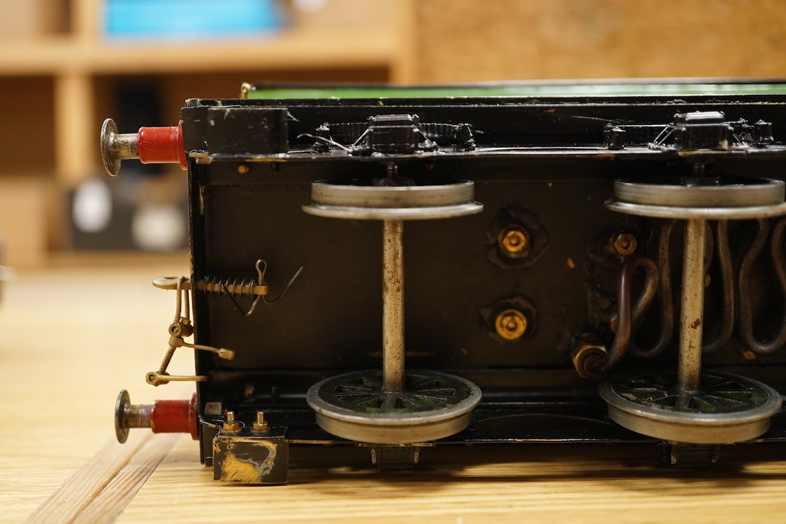 A Gauge One live steam North Eastern Railway 4-4-2 Atlantic tender locomotive, No.731, four cylinder compound, the original locomotive designed by W.M. Smith, Wilson Worsdell’s Chief Draftsman in 1906, with Walschaerts v